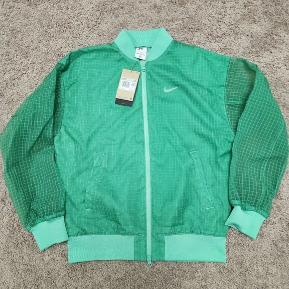 NWT Nike Sportswear Essentials Woven Varsity Bomber Jacket windbreaker XS - Picture 5 of 12